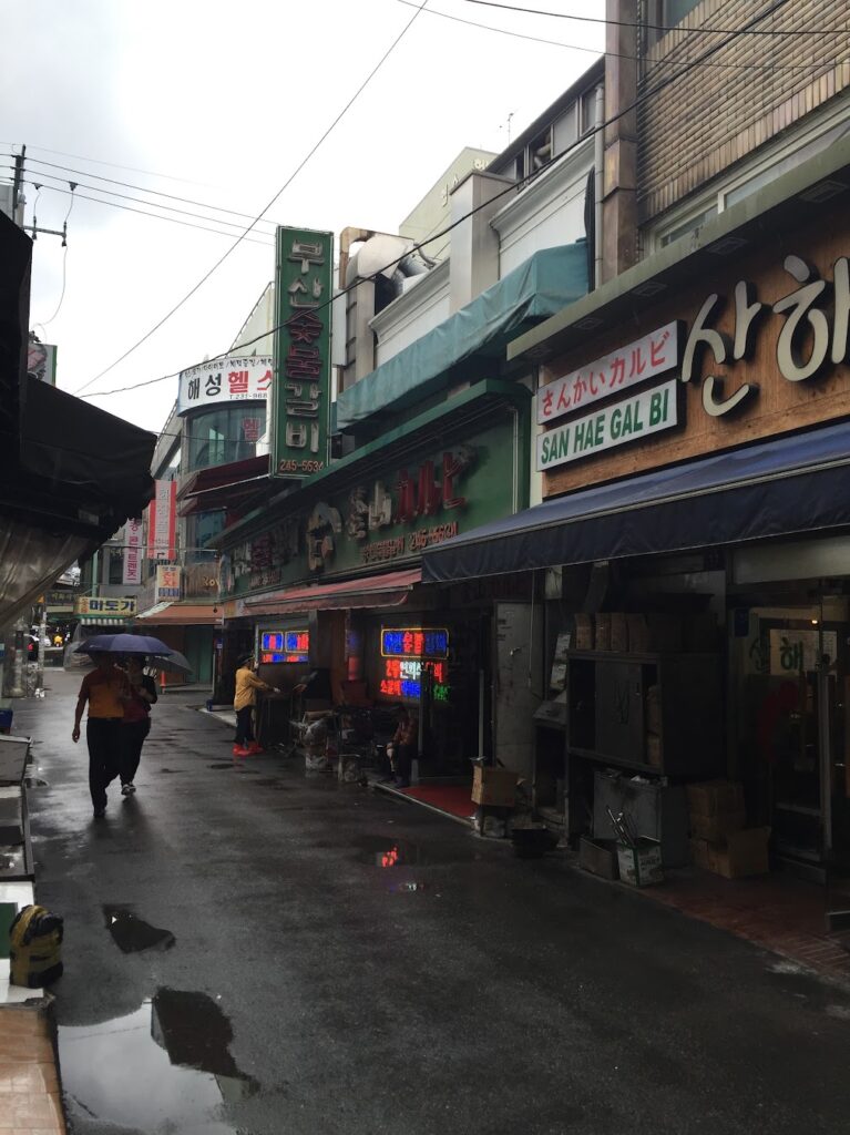 韓国、釜山の街並み